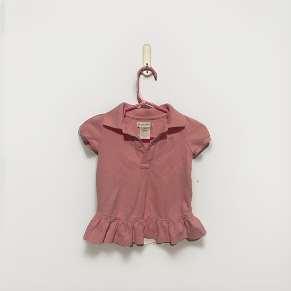 Girl's Ralph Lauren Pink Dress Size 9 Months - Picture 1 of 5